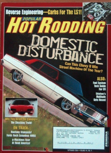 POPULAR HOT RODDING 2004 SEPT - 455HO, SOLO VETTE, LS1 CARB